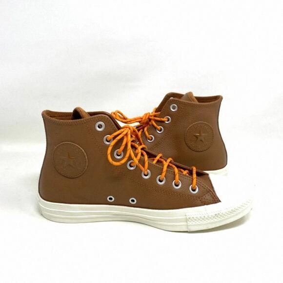 💖MEGA SALE💖Converse Chuck Taylor AS High Leather 163337C Women’s Skate Tan - Picture 14 of 16